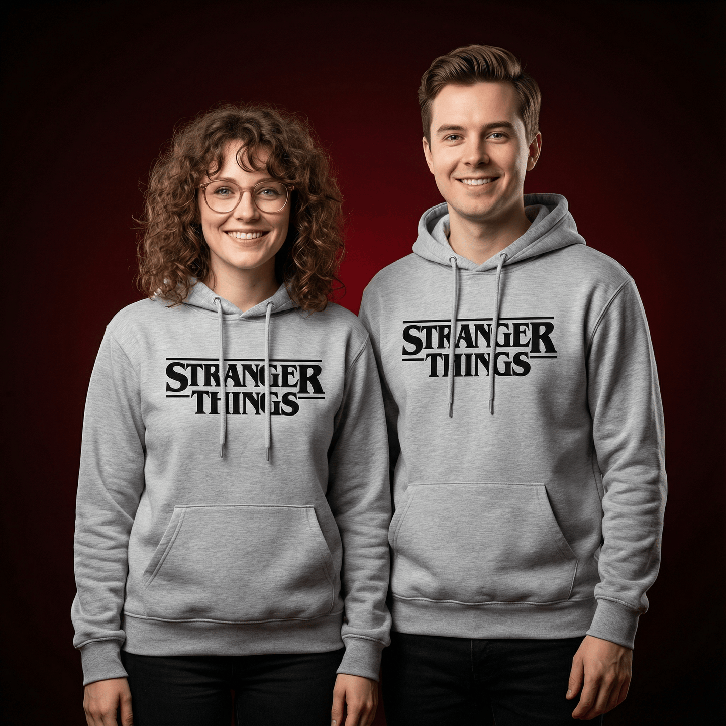 Hoodie z logo 'Stranger Things' - strangershirts