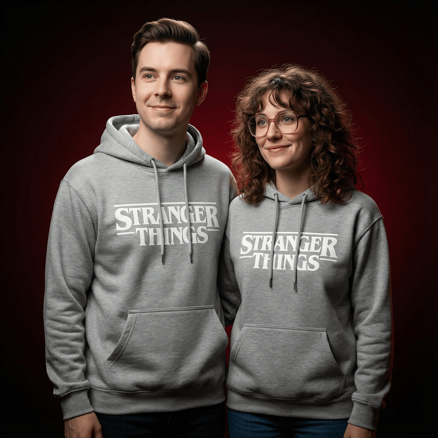 Hoodie z logo 'Stranger Things' - strangershirts