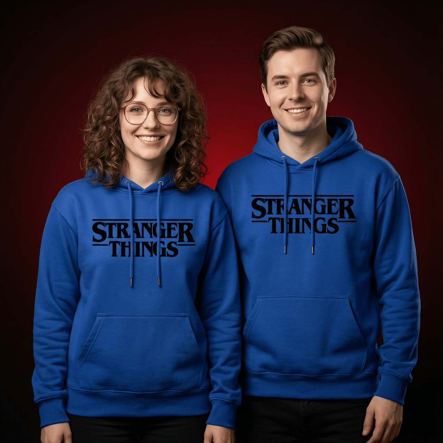 Hoodie z logo 'Stranger Things' - strangershirts